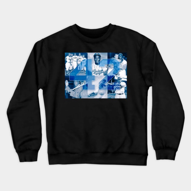 42 JACKIE ROBINSON Crewneck Sweatshirt by Samono